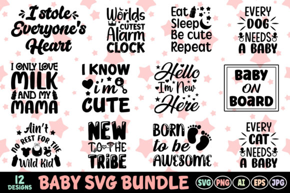 Baby Svg Bundle Review: A Designer's Take on 12 Quotes