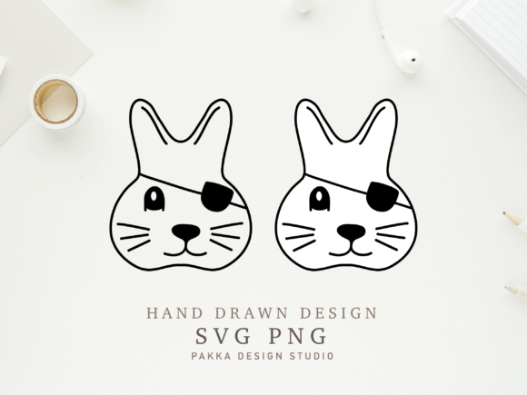 Cute Animal Bunny Face Pirate Svg Png Review