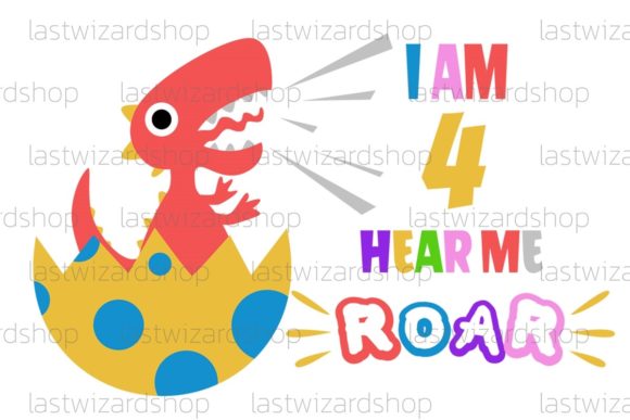 I Am Four Hear Me Rawr SVG: A Designer's Review for Embroidery