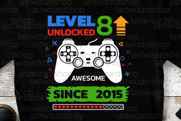 Level Up: Reviewing the Birthday Boy Gamer Level 8 SVG