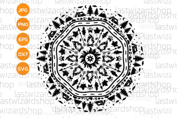 Mandala Travel Svg Review: A Designer's Take on Camping Art