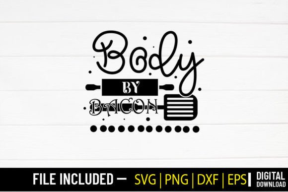 Review: Body by Bacon Kitchen SVG for Embroidery