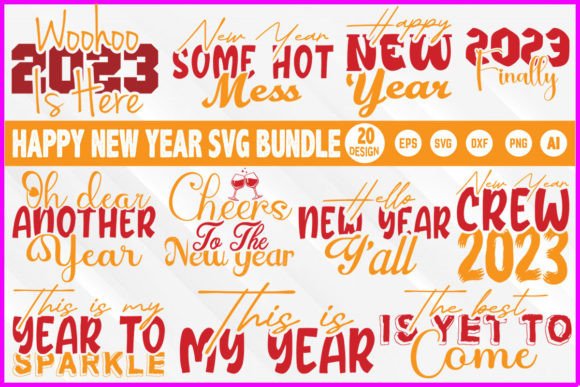 Review: Happy New Year SVG T-shirt Design Bundle for Embroidery