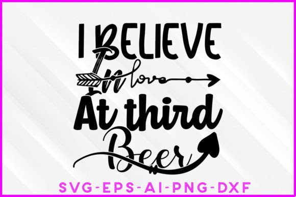 Review: I Believe in Love at Third Beer SVG Tee