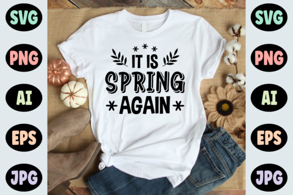Review: It is Spring Again - Spring Svg Quote for Embroidery