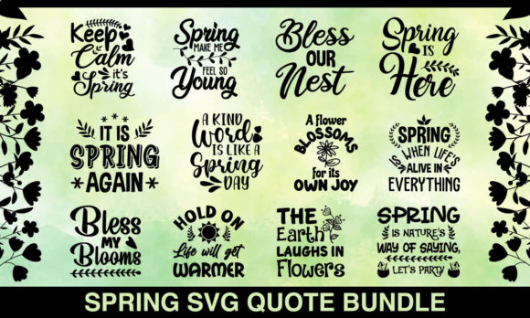 Review: Spring Svg Quote Bundle for Real Embroidery Projects