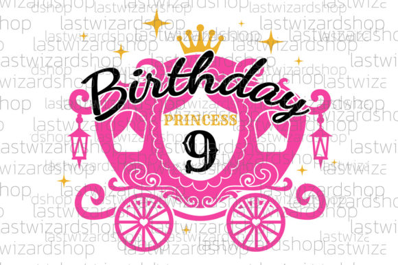 Reviewing the Birthday Princess and 9th Birthday SVG for Stitching