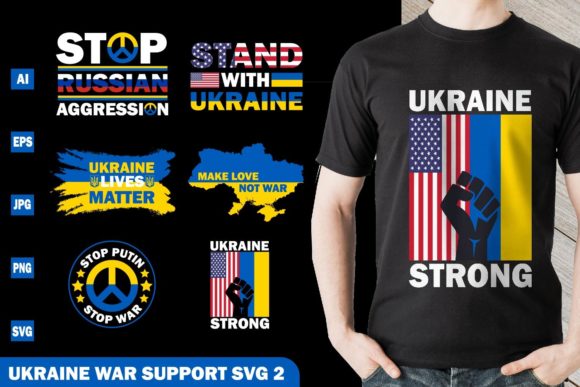 Ukraine War Support SVG 2: A Designer's Review